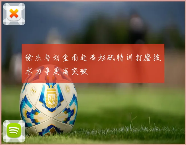 徐杰与刘金雨赴洛杉矶特训打磨技术力争更高突破